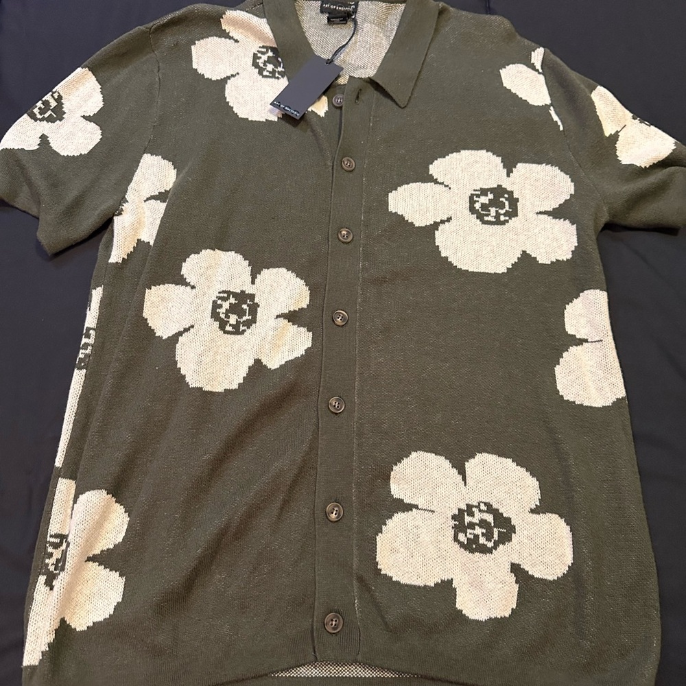 Floral Patterned Men's Shirt